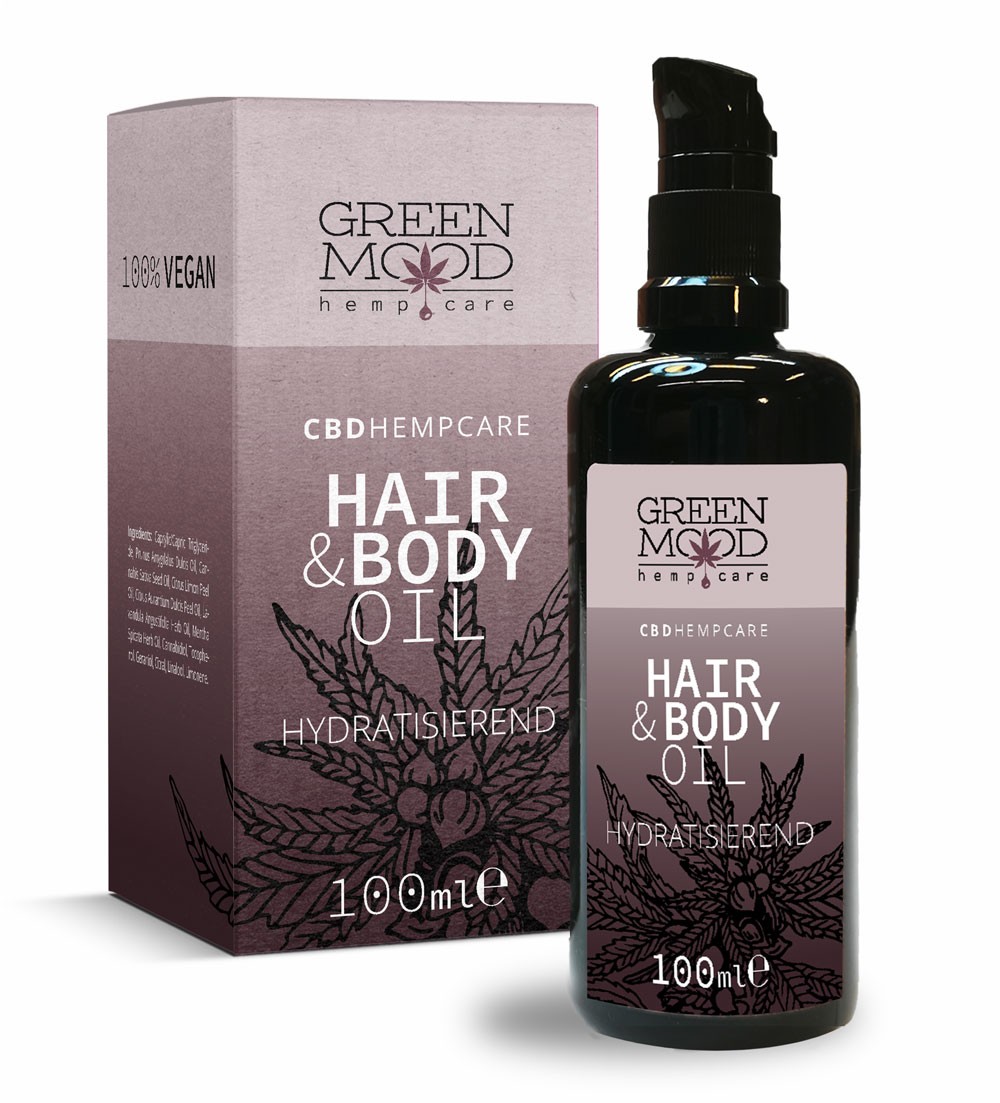 CBD Hair&Body Oil 100% Vegan