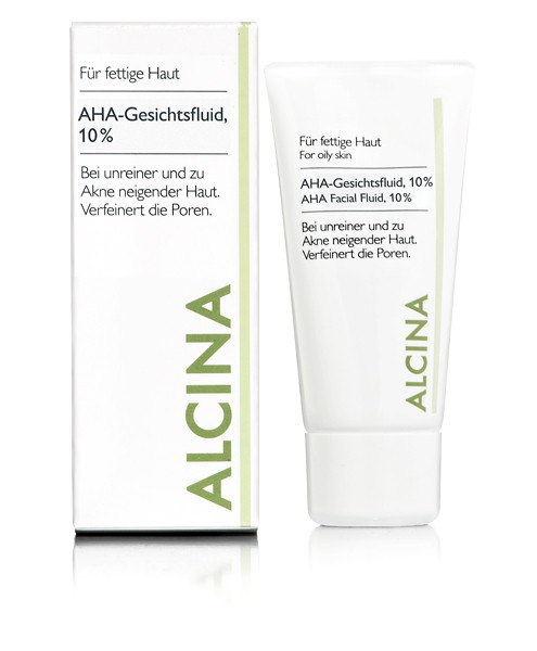 Alcina AHA-Gesichtsfluid 10%
